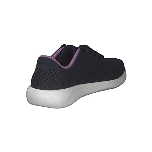 Crocs Women's Literide Pacer Lace-Up Sneakers, Navy/Orchid, 11 Women