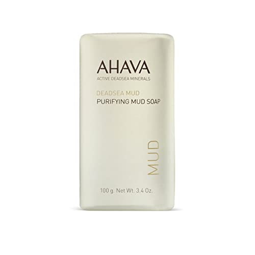 AHAVA Dead Sea Purifying Mud Soap, 3.4 oz