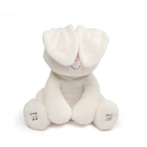 GUND Baby Flora The Bunny Animated Plush Stuffed Animal Toy for Baby Girls and Boys, Cream, 12' (Styles May Vary)