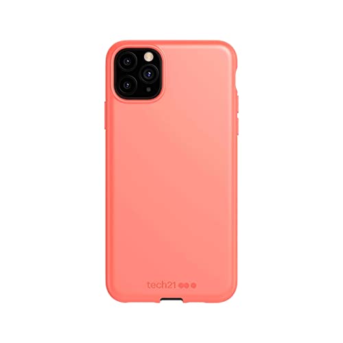 tech21 Studio Colour Mobile Phone Case - Compatible with iPhone 11 Pro Max - Slim Profile and Drop Protection, Coral