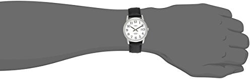 Timex T2H281 Easy Reader 35mm Black Leather Strap Watch