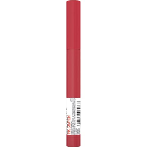 Maybelline New York, Super Stay Ink Crayon Matte Longwear Lipstick Makeup, Work for It, 0.04 Ounce, 140 worfor it, 0.04 ounces (Pack of 1)