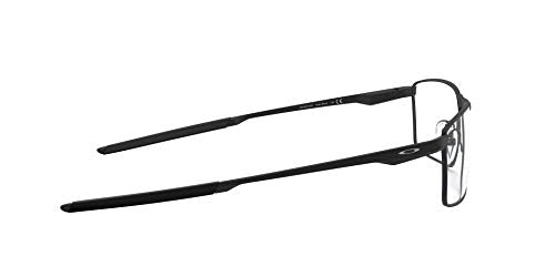 Oakley Men's Ox3227 Fuller Rectangular Prescription Eyeglass Frames, Satin Black/Demo Lens, 53 mm