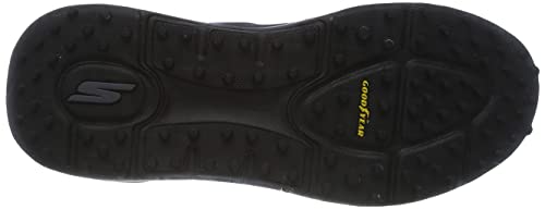Skechers Men's Go Arch Fit Golf Shoe Sneaker, Black/Gray 2 Strap, 7.5