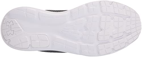 Under Armour Men's Surge 3 Sneaker, (102) Pitch Gray/White/White, 12