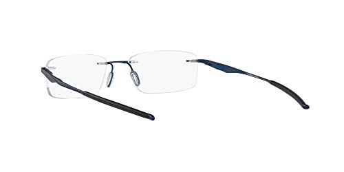 Oakley Men's Ox5118 Wingfold Evr Rectangular Prescription Eyeglass Frames, Satin Midnight/Demo Lens, 53 mm