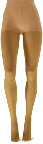 Leg Avenue womens Lurex Shimmer Tights. Costume Accessories, Gold, One Size US