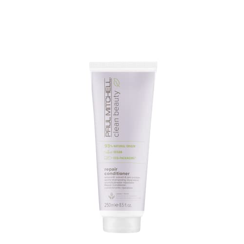 Paul Mitchell Clean Beauty Repair Conditioner, Strengthens, Balances Moisture, For Damaged, Brittle Hair, 8.5 fl. oz.