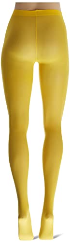 Leg Avenue Women's Nylon Tights, Yellow, One Size