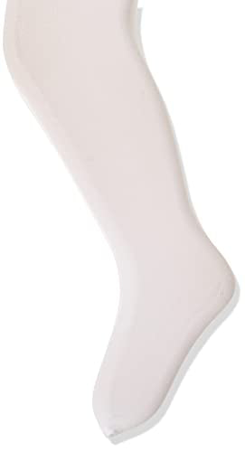 Jefferies Socks Baby-Girls Newborn Microfiber Rhumba Tights, White, 18-24 Months