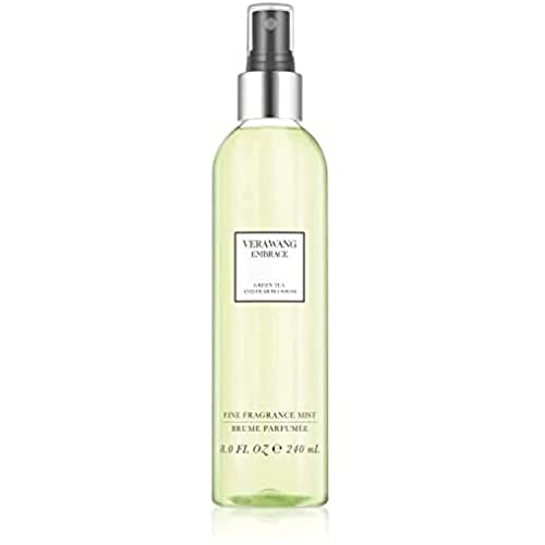 Vera Wang Embrace Body Mist Spray for Women, Green Tea and Pear Blossom, 8 Fl Oz