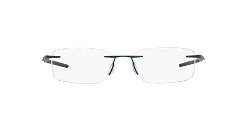 Oakley Men's Ox5118 Wingfold Evr Rectangular Prescription Eyeglass Frames, Satin Midnight/Demo Lens, 53 mm