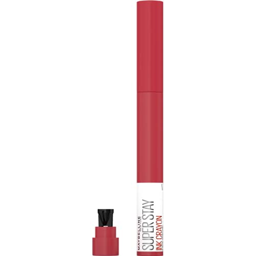 Maybelline New York, Super Stay Ink Crayon Matte Longwear Lipstick Makeup, Work for It, 0.04 Ounce, 140 worfor it, 0.04 ounces (Pack of 1)