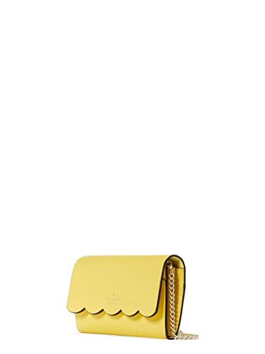 Kate Spade Gemma Wallet On Chain Leather Crossbody Bag Purse Handbag (Yuzu Jam)