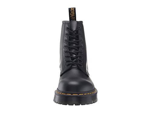 Dr. Martens Unisex 1460 Bex Smooth Leather Platform Boots, Black, 10 US Women/9 US Men