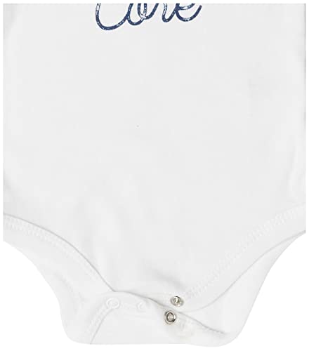 Hudson Baby Unisex Baby Cotton Long-Sleeve Bodysuits Apple, 6-9 Months