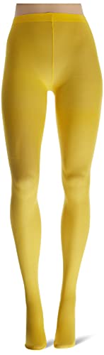 Leg Avenue Women's Nylon Tights, Yellow, One Size