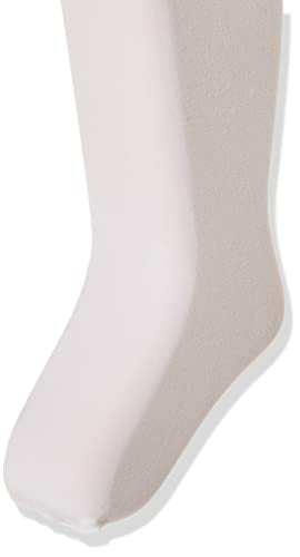 Jefferies Socks Baby-Girls Newborn Microfiber Rhumba Tights, White, 18-24 Months