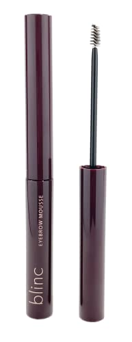 Blinc Eyebrow Mousse, Extreme Hold Tinted Eyebrow Gel with Peptides and Vitamins A and E, Natural Finish, Long-Wearing, Waterproof, Vegan, Gluten-Free and Cruelty-Free, Auburn, 4.7mL/ 0.16 Fl. Oz