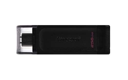 Kingston DataTraveler 70 256GB USB-C Flash Drive | USB 3.2 Gen 1 | DT70/256GB