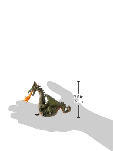 Winged Dragon with Fire (Winged Blue or Green Dragon; Colors may vary)