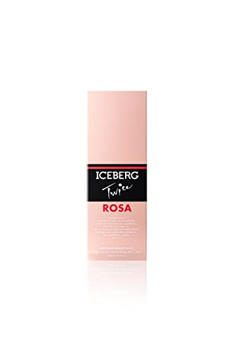 ICEBERG Twice ROSA - Woody Floral Musk Fragrance For The Modern Woman - Fresh And Fruity Feminine EDT Spray Perfume For Women - Sparkling Notes Of Redcurrant, Grapefruit, Jasmine, Cedarwood - 4.2 Oz