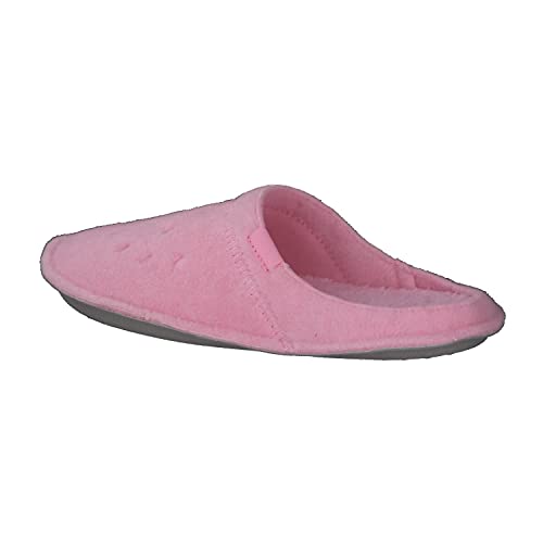 Crocs Unisex Men's and Women's Classic Fuzzy Slipper, Ballerina Pink/Ballerina Pink, 5 US