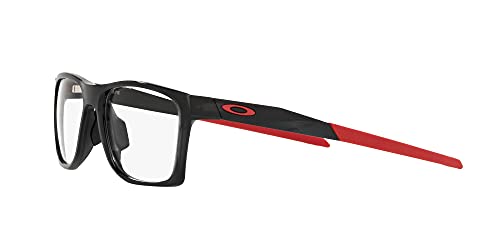 Oakley Men's Ox8173 Activate Square Prescription Eyewear Frames, Black Ink/Demo Lens, 53 mm