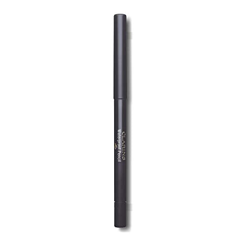Clarins Waterproof Eye Pencil | Award-Winning | Highly Pigmented and Long-Wearing | Includes Retractable Tip, Built-In Sharpener and Smudger For Smoky Eye Looks | 0.01 Ounces