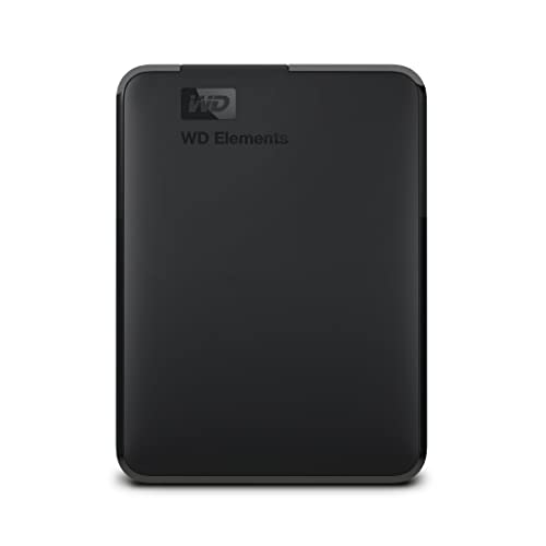 WD 4TB Elements Portable HDD, External Hard Drive, USB 3.0 for PC and Mac, Plug and Play Ready - ‎WDBU6Y0040BBK-WESN
