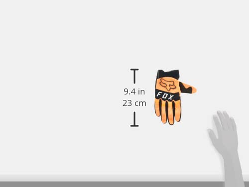 Fox Racing Men's DIRTPAW Motocross Glove, Fluorescent Orange, Medium