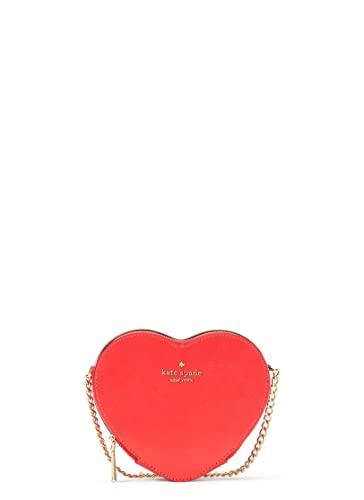 Kate Spade New York love shack mini heart crossbody bag (Cherry)