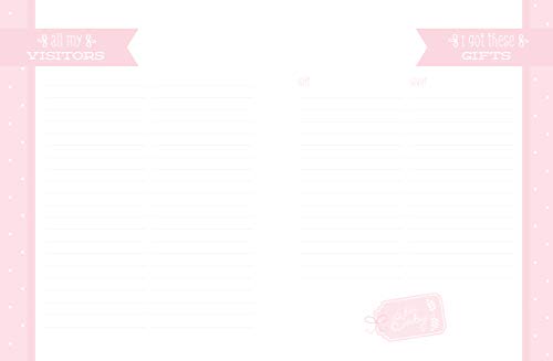 Little Blossoms Baby Keepsake Book, Baby Photo Album, Baby Girl Memory Book, Pink Polka Dot