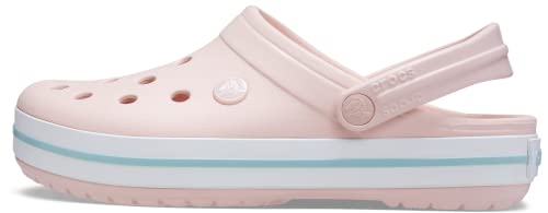 Crocs Men's and Women's Crocband Clog, Pink Rose, 13 Women/11 Men