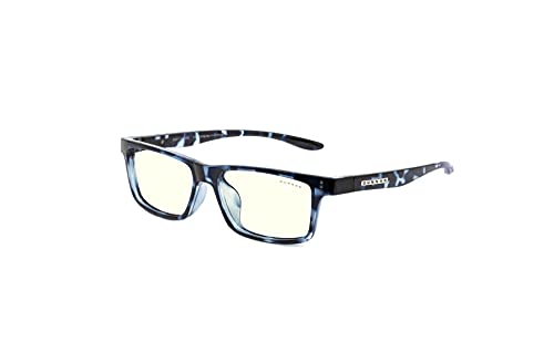 GUNNAR - Premium Gaming and Computer Glasses for Kids (age 8-12) - Blocks 35% Blue Light - Cruz, Navy Tortoise, Clear Tint