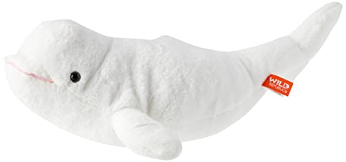 Wild Republic Beluga Whale Plush Stuffed Animal, Plush Toy, Gifts for Kids, Cuddlekins, 15 Inches
