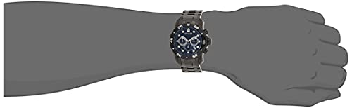Invicta Men's 0076 Pro Diver Collection Chronograph Black Ion-Plated Stainless Steel Watch