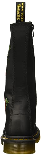 Dr. Martens womens 1914 Vonda Combat Boot, Black Softy T, 5 US