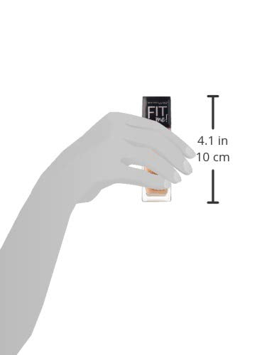 Maybelline Fit Me Dewy + Smooth SPF 18 Liquid Foundation Makeup, Buff Beige, 1 Count