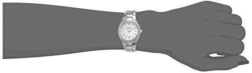 Fossil Women's Serena Quartz Stainless Steel Three-Hand Watch, Color: Silver Glitz (Model: AM4141)