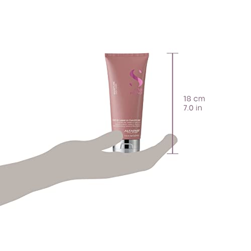 Alfaparf Milano Semi Di Lino Moisture Nutritive Leave-in Sulfate Free Conditioner for Dry Hair - Professional Salon Quality - SLS, Paraben and Paraffin Free - Safe on Color Treated Hair, 6.76 Fl Oz