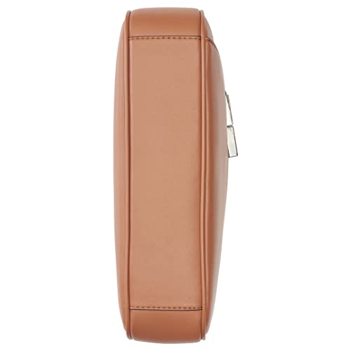Calvin Klein Jade Top Zip Shoulder Bag, Caramel,One Size
