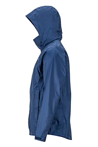 MARMOT Men's PreCip Eco Jacket | Breathable, Recycled, Waterproof | Arctic Navy, Medium