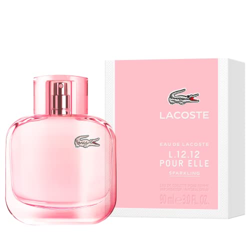 Lacoste L.12.12 Pour Elle Sparkling Women's Eau de Toilette, 3.0 FL Oz