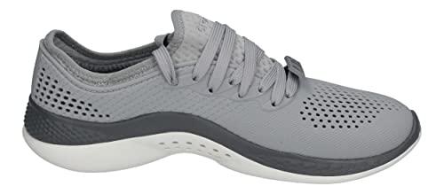 Crocs Men's LiteRide 360 Pacer Sneakers, Light Grey/Slate Grey, 11 Men