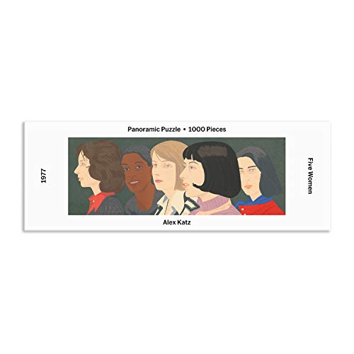 MoMA Alex Katz Five Women Panoramic Puzzle from Galison - Landscape Jigsaw Puzzle of MoMa's Famous Screen Print, 39' x 14', Challenging and Fun, Unique Gift Idea