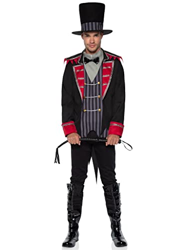 Leg Avenue mens Sinister Ring Master Adult Sized Costumes, Multi, X-Large US