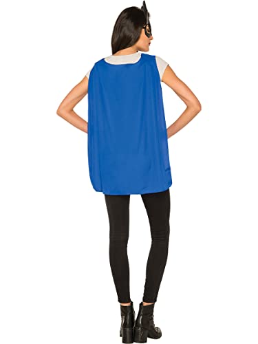 Rubie's mens Dc Comics Women's Batgirl T-shirt With Cape and childrens costume masks, Black, Small US