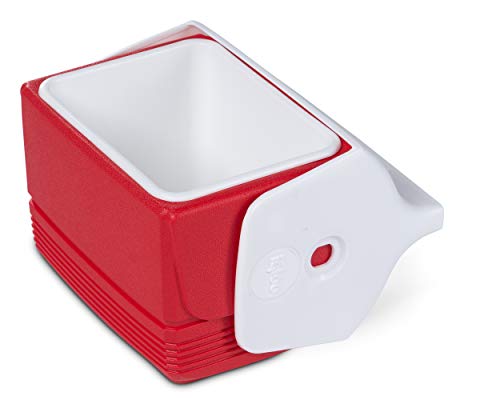Igloo 4 Qt Playmate Mini Hardsided Lunch Box Cooler, Red
