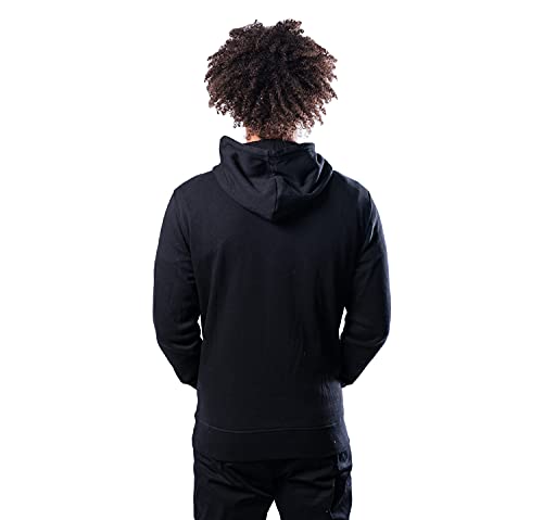 NBA Oklahoma City Thunder Men's Fleece Hoodie Pullover Sweatshirt Primo Metallic, Medium, Black